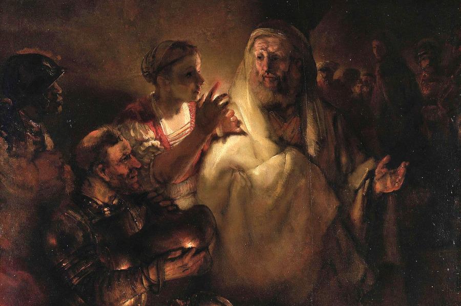 Rembrant - Peter Denies Jesus