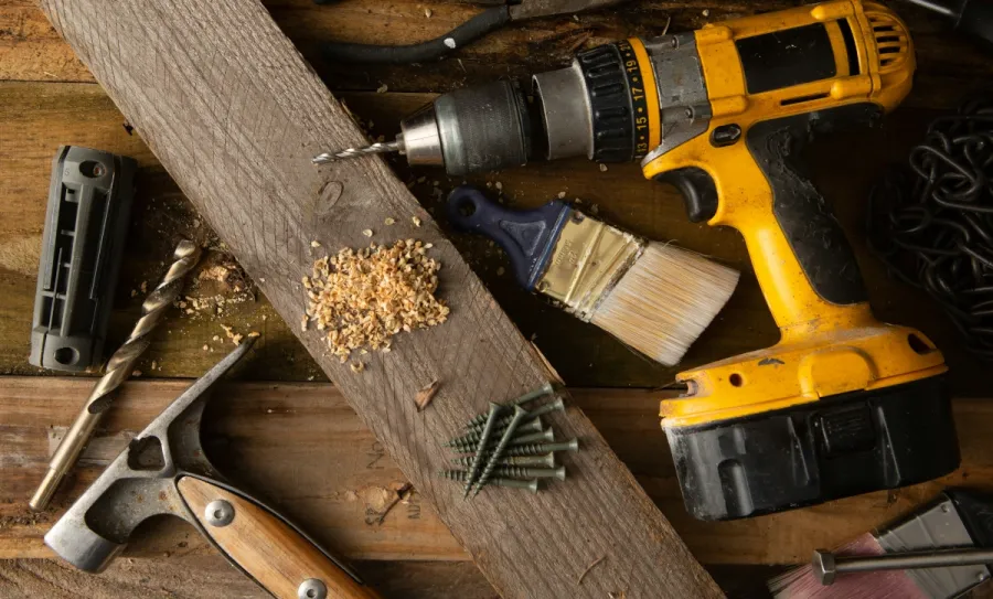 Image of woodworking tools