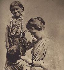 Amy Carmichael with children in India