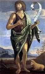 John the Baptist by Bartolomeo Veneto, 16th Century Veneto's John the Baptist