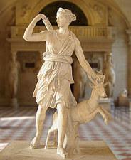 The goddess Diana (2nd Century Roman depiction)