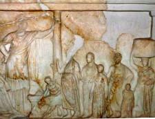 Relief with sacrifice to Asklepios (c. AD 320)