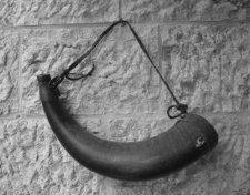 A shofar ("trumpet")