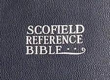 Detail from the cover of a Scofield Reference Bible (ca. 1917)
