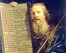 From Philippe de Champaigne's Moses with the Ten Commandments