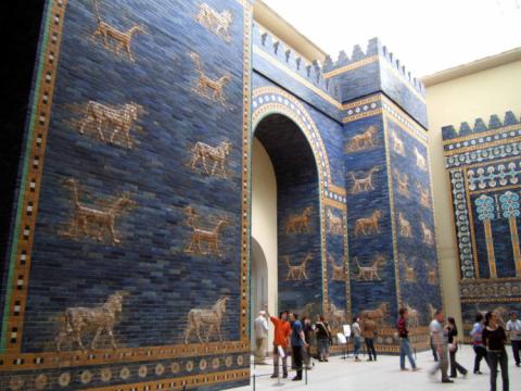Reconstruction of Nebuchadnezzar's Ishtar Gate (Pergamon Museum in Berlin)