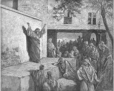 The Prophet Micah. Engraving by Gustav Doré, 1866.