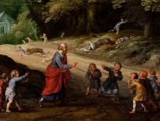 Detail from Willem van den Bundel's Elisha Curses the Children (17th Century)