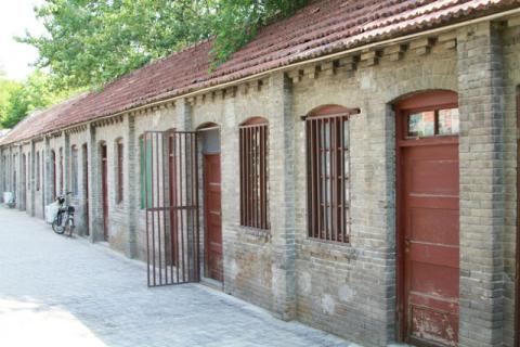 The Weihsien internment camp where Liddell lived for three years.