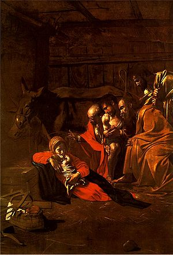 "Adoration of the Shepherds" by Caravaggio (1609)