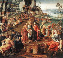 "The Miracle of the Loaves and the Fish," by Lambert Lombard (ca. 16th century)