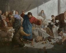 Expulsion of the merchants from the temple. A.N. Mironov, 2012
