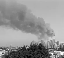 Photo of New York on September 11 2001